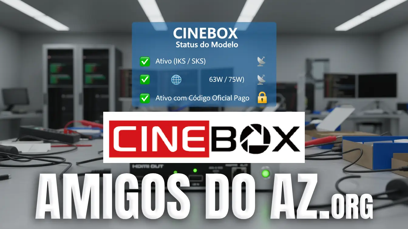 Leia mais sobre o artigo Cinebox Modelos Ativos, IKS/SKS e Código Oficial – 06/01/2026