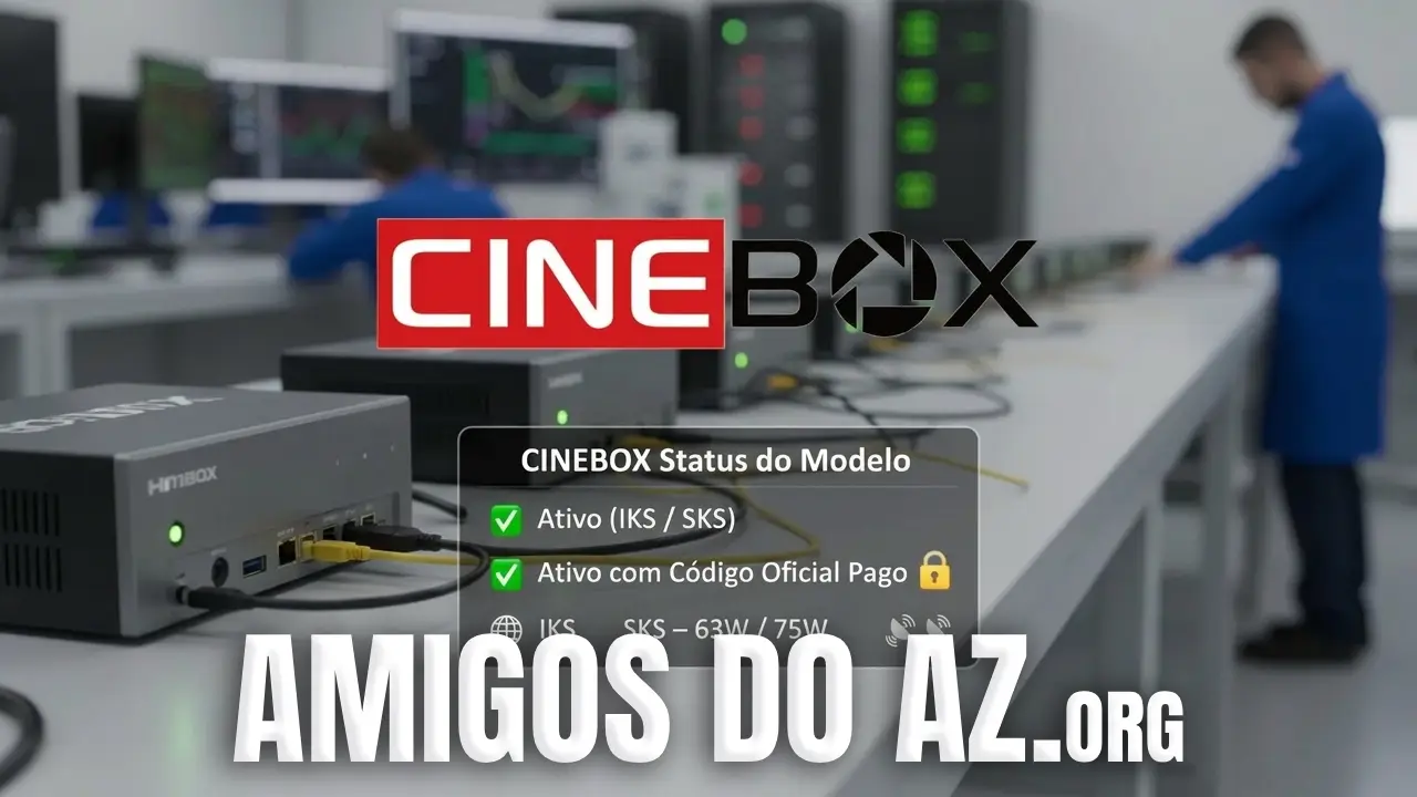 Leia mais sobre o artigo Cinebox Modelos Ativos, IKS/SKS e Código Oficial – 01/05/2026